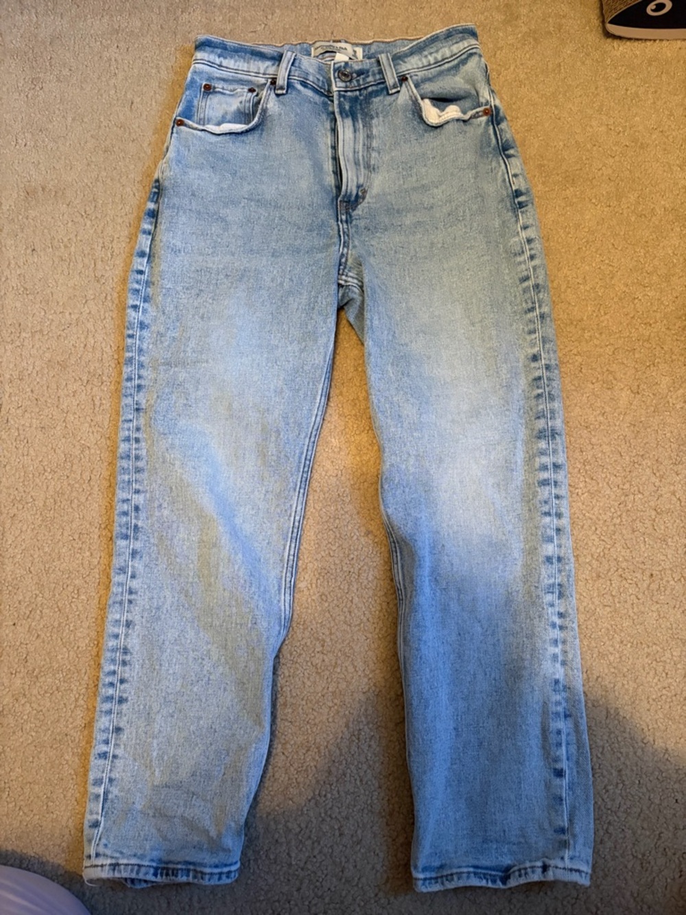 Abercrombie & Fitch Light Blue Straight Jeans